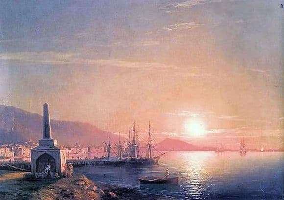 Description of the painting by Ivan Aivazovsky Sunrise in Feodosia