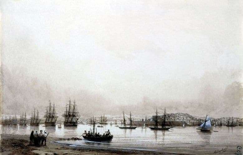 Description of the painting by Ivan Aivazovsky Sevastopol