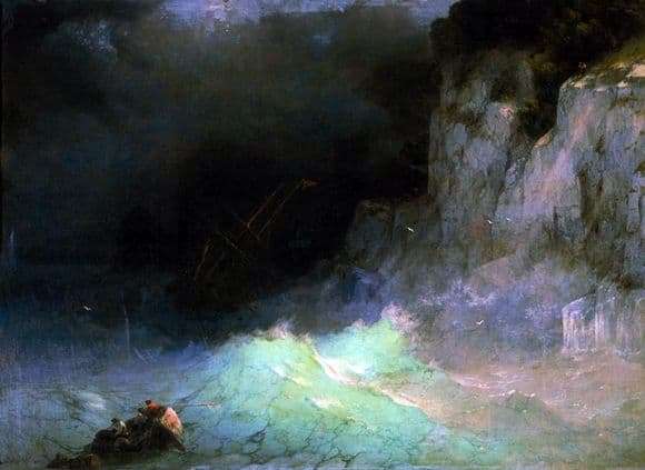 Description of the painting by Ivan Aivazovsky Storm