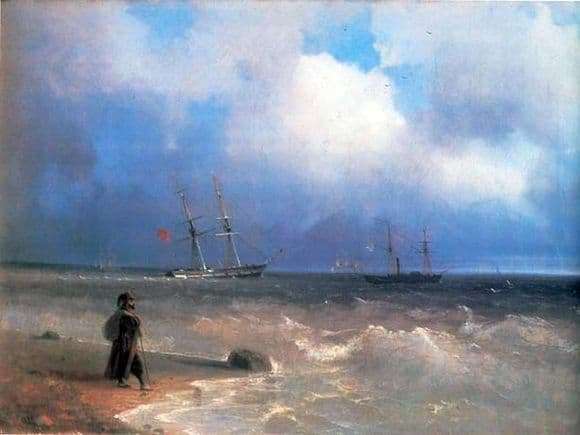 Description of the painting by Ivan Aivazovsky Sea Coast