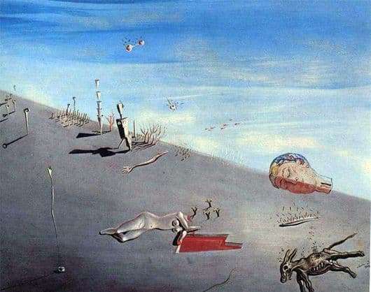 Description of the painting by Salvador Dali Honey is sweeter than blood
