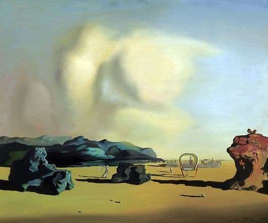 Description of the painting by Salvador Dali Transition Moment