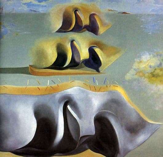 Description of the painting by Salvador Dali Three puzzles