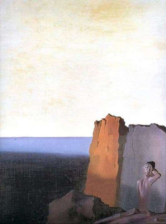 Description of the painting by Salvador Dali Loneliness