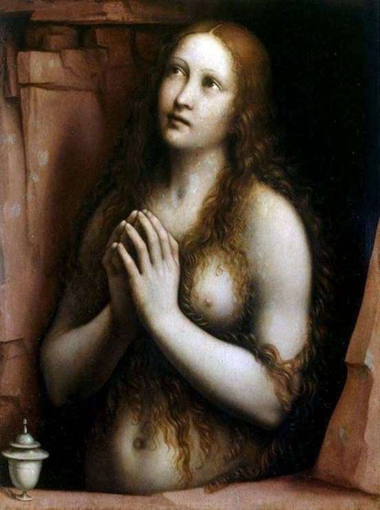 Description of the painting by Dzhampetrino Penitent Mary Magdalene