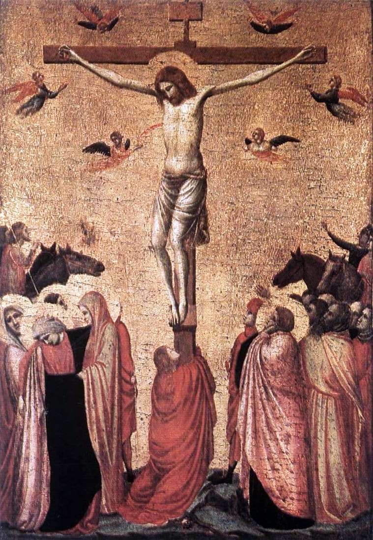 Description of the painting by Giotto di Bondone Crucifixion of Christ