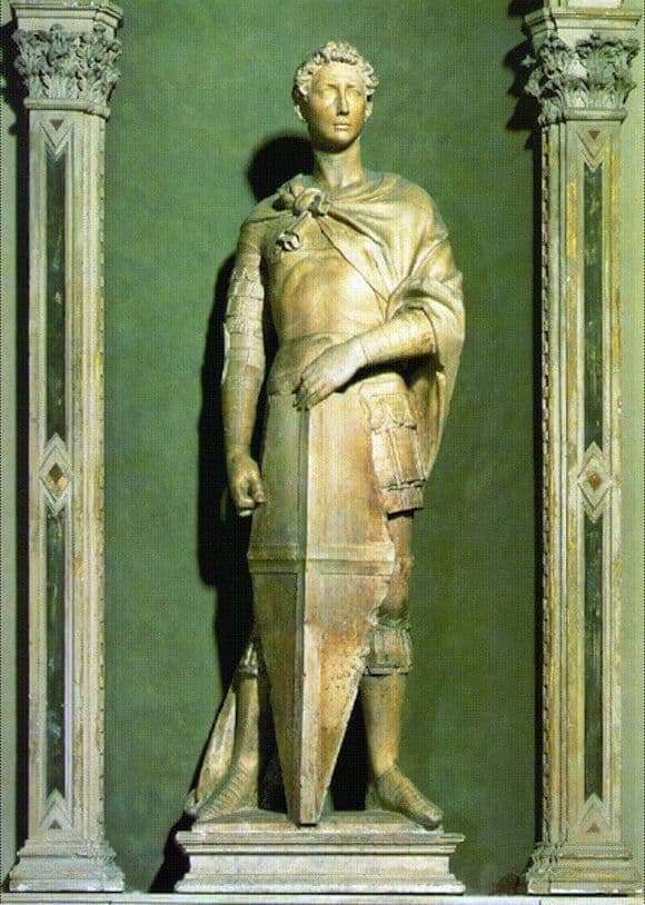 Description of the sculpture Donatello St. George