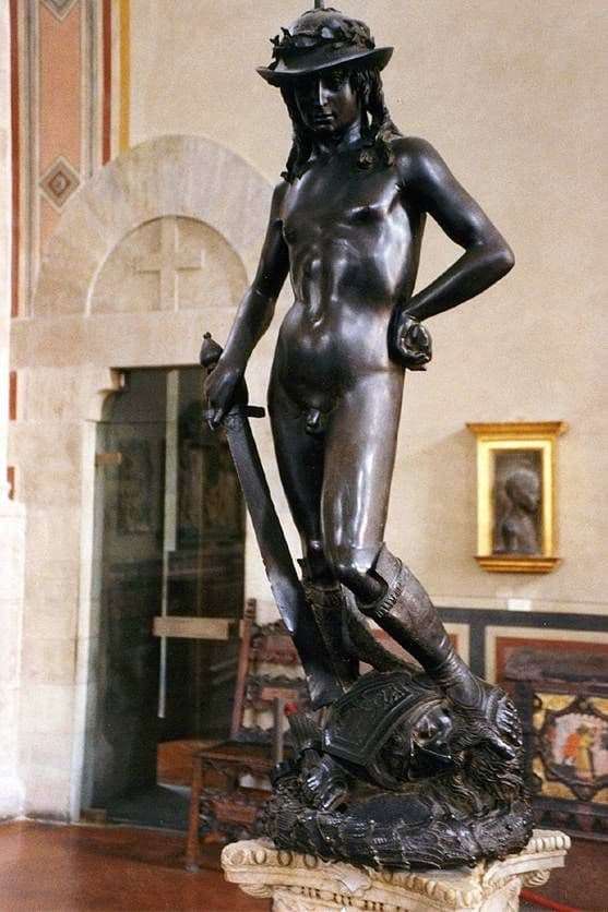 Description of the statue of Donatello David
