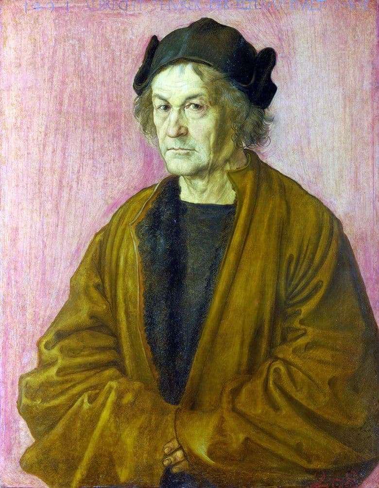 Description of the painting by Albrecht Durer Father Albrecht Dürer (Portrait of Father)