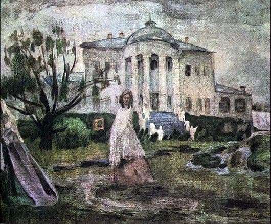 Description of the painting by Victor Borisov Musatov Ghosts