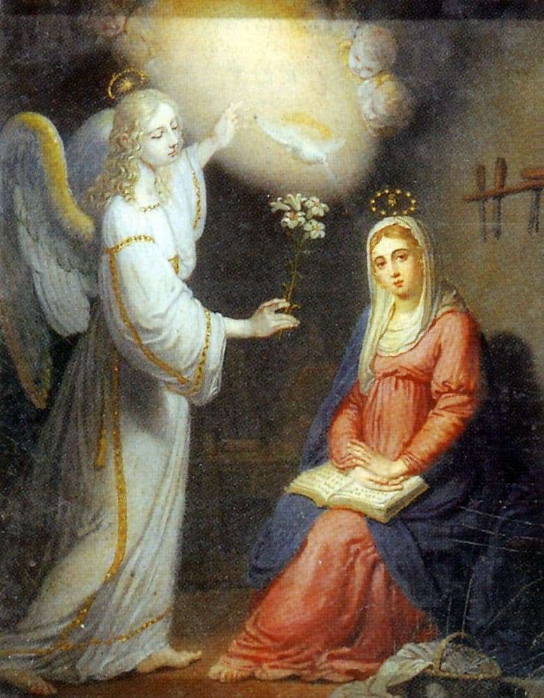 Description of the painting by Vladimir Borovikovsky Annunciation
