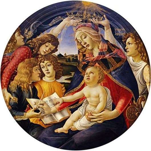 Description of the painting by Sandro Botticelli Madonna Magnificat