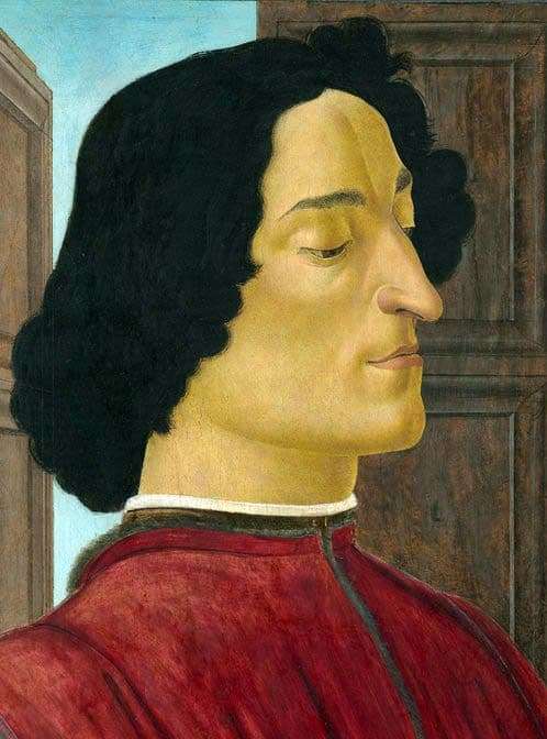 Description of the painting by Sandro Botticelli Portrait of Giuliano Medici