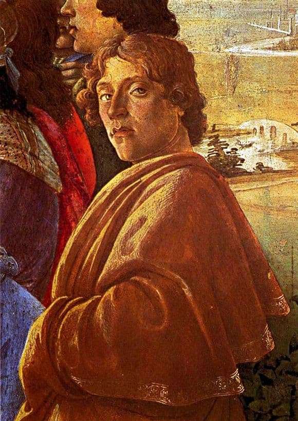 Description of the painting by Sandro Botticelli Self portrait