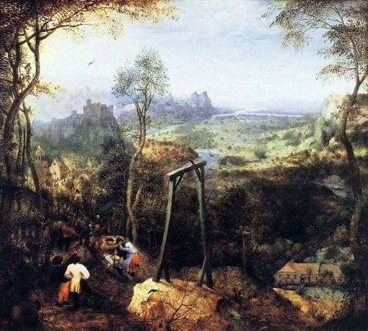 Description of the painting by Peter Bruegel Forty on the gallows