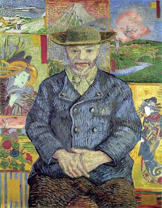 Description of the painting by Vincent Van Gogh Portrait of Papa Tanga