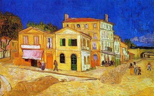 Description of the painting by Vincent Van Gogh Yellow House