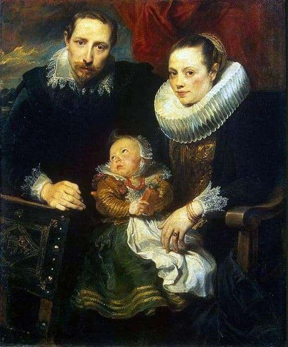 Description of the painting by Anthony Van Dyck Family Portrait