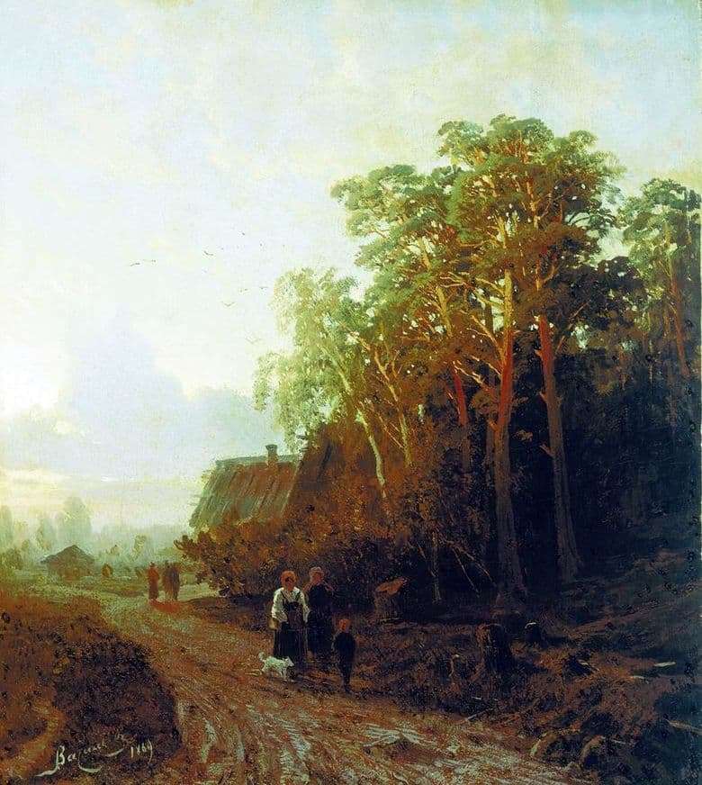 Description of the painting by Fyodor Vasilyev Evening