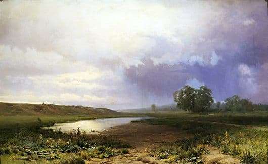 Description of the painting by Fyodor Vasilyev Wet Meadow
