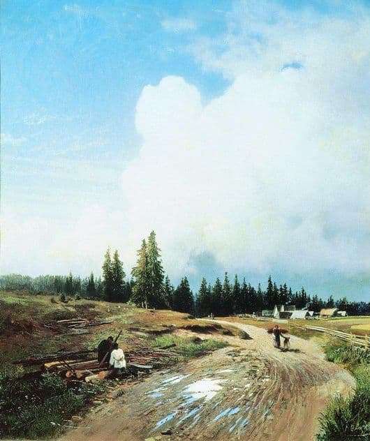 Description of the painting by Fedor Alexandrovich Vasiliev After the Thunderstorm