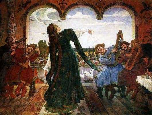Description of the painting by Victor Vasnetsov The Frog Princess