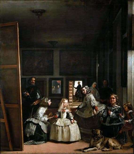 Description of the painting by Diego Velázquez Menin