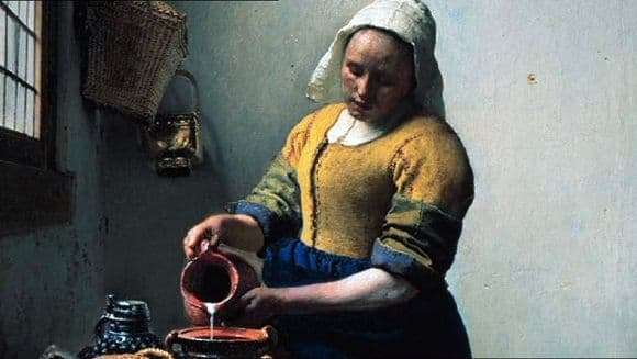 Description of the painting by Jan Vermeer Thrush