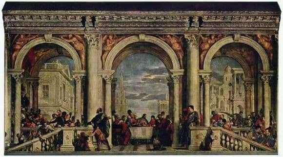 Description of the painting by Paulo Veronese Feast in the house of Levi
