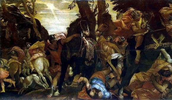 Description of the painting by Paolo Veronese The Conversion of Saul