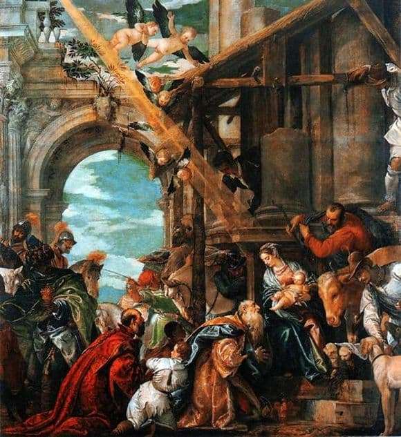 Description of the painting by Paolo Veronese Adoration of the Magi