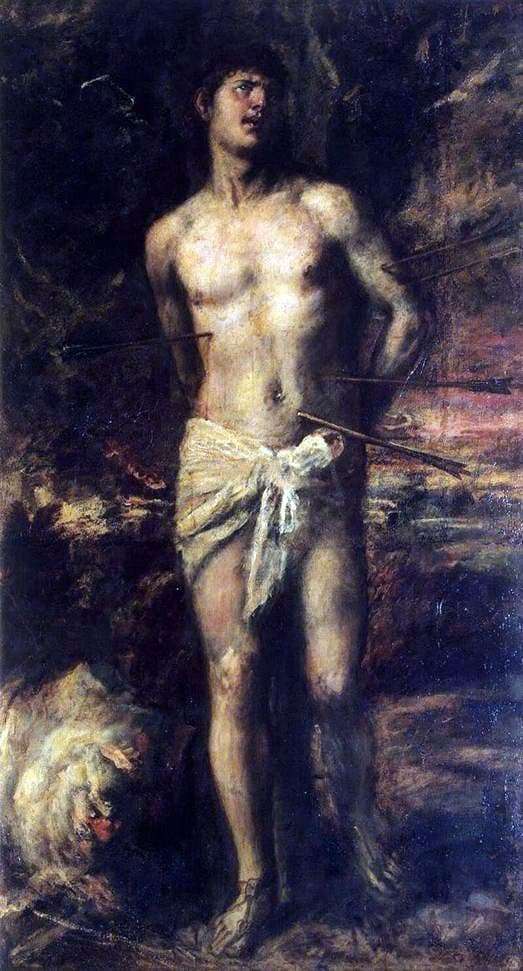 Description of the painting by Titian Vecellio Saint Sebastian