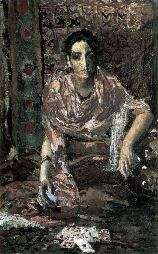 Description of the painting by Mikhail Vrubel The Fortune Teller