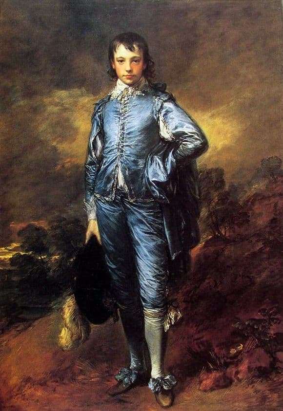 Description of the painting by Thomas Gainsborough Blue Boy