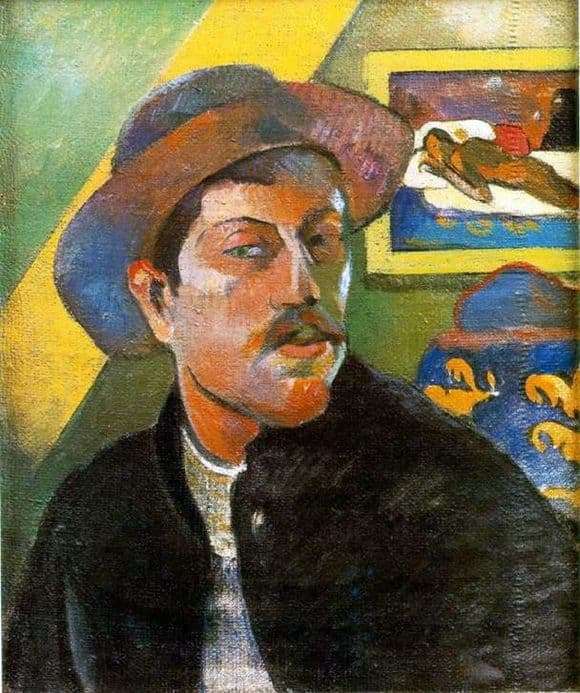 Description of the painting by Paul Gauguin Self portrait