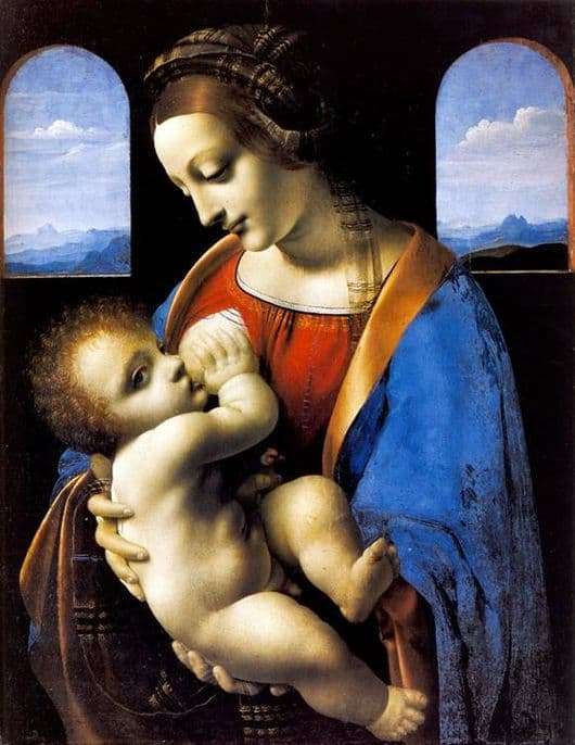 Description of the painting by Leonardo da Vinci Madonna