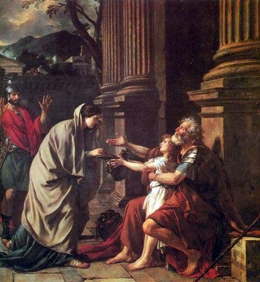 Description of the painting by Jacques Louis David Belisarius