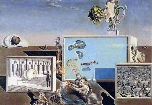 Description of the painting by Salvador Dali Enlightened pleasures