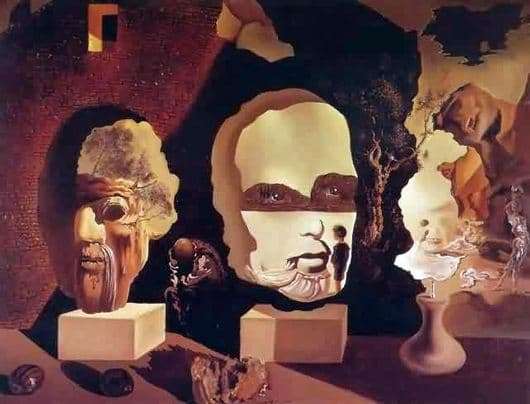 Description of the painting by Salvador Dali Three Ages