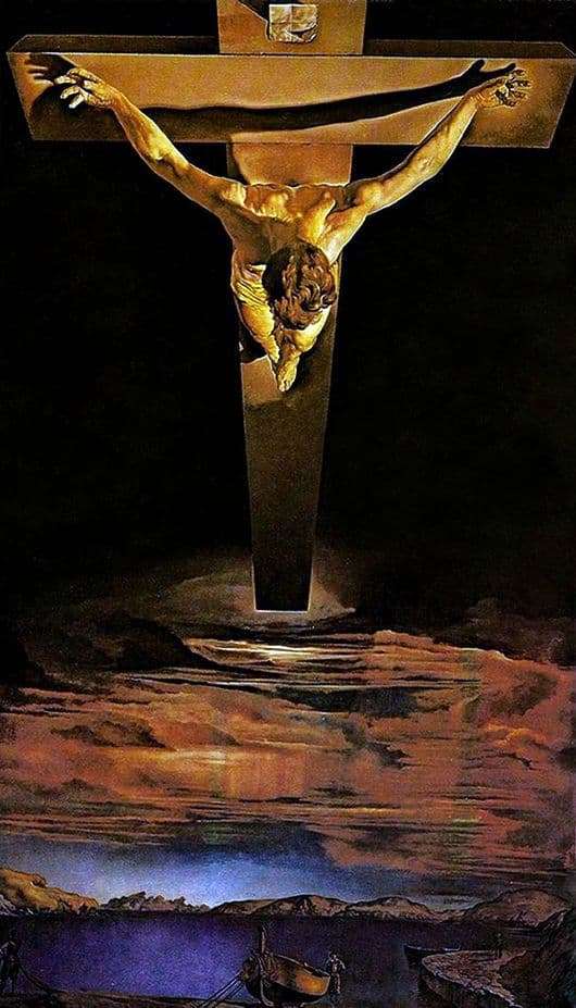 Description of the painting by Salvador Dali Crucifixion of Christ from St. John