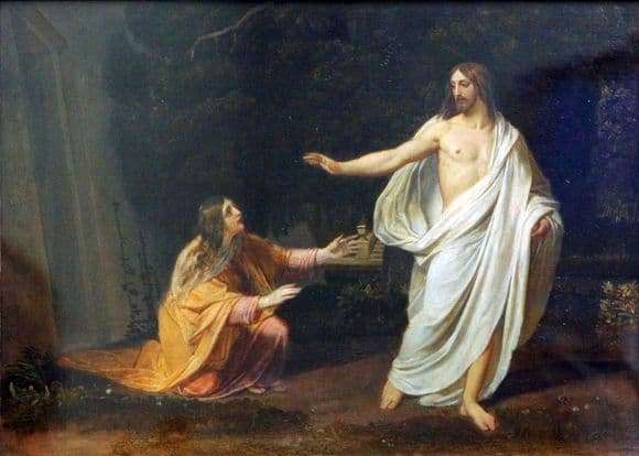 Description of the painting by Alexander Ivanov Appearance of Christ to Mary Magdalene