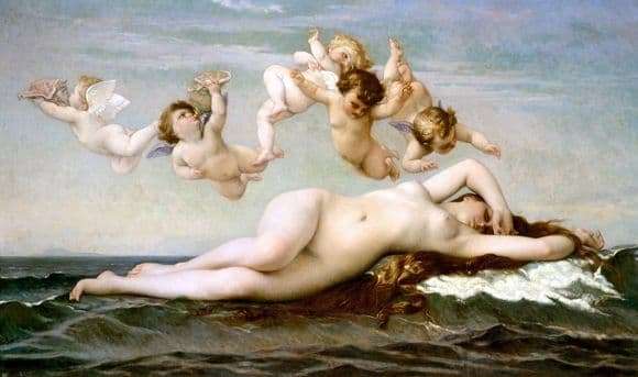 Description of the painting by Alexander Cabanel The Birth of Venus