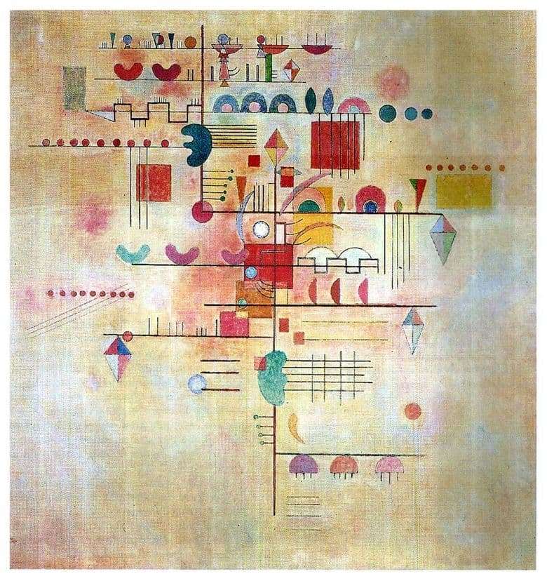Description of the painting by Vasily Kandinsky Gentle ascent