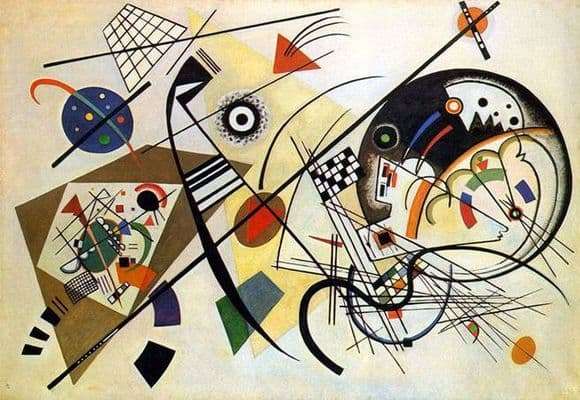 Description of the painting by Wassily Kandinsky Cutting Line