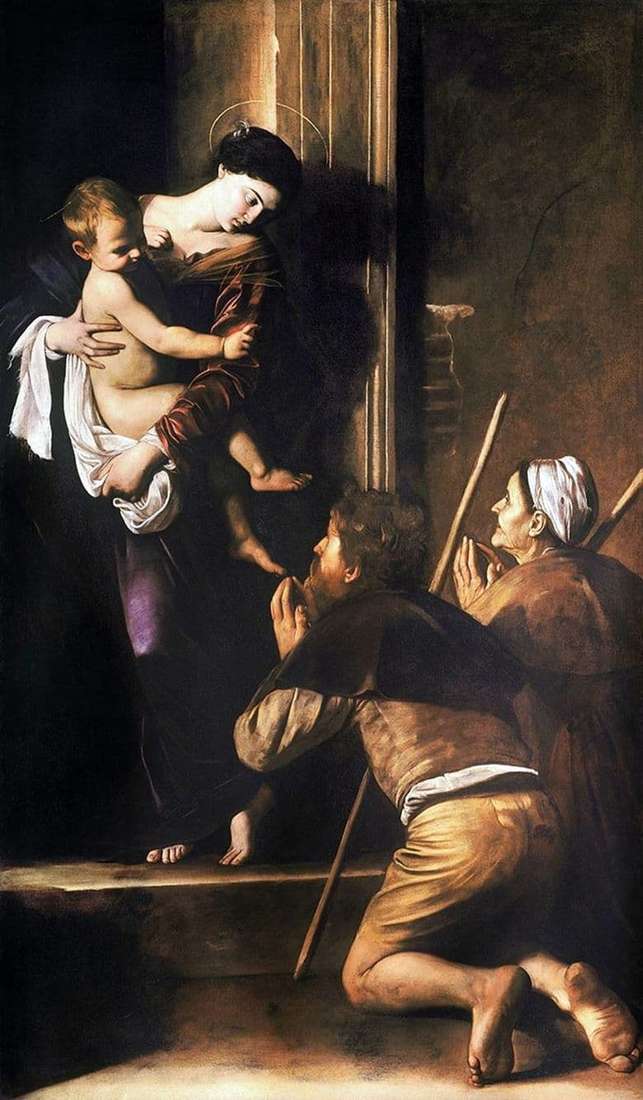 Description of the painting by Merisi da Caravaggio Madonna di Loreto (1604 1606)