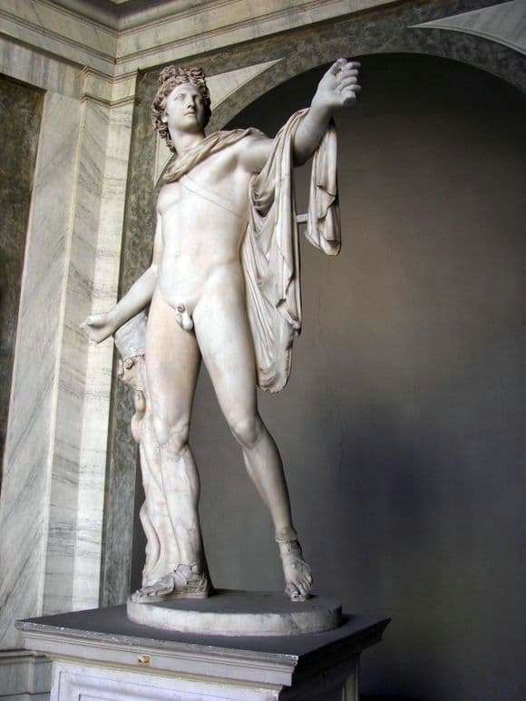 Description of the sculpture Apollo Belvedere
