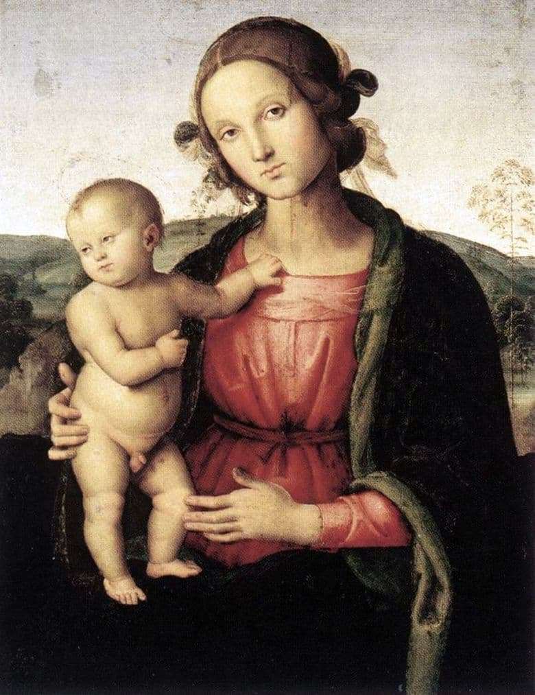 Description of the painting by Pietro Perugino Madonna