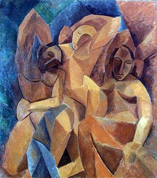 Description of the painting by Pablo Picasso Three Women
