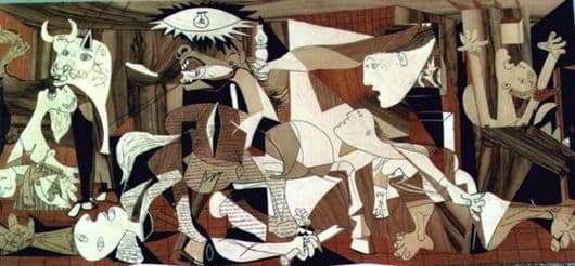 Description of the painting by Pablo Picasso Guernica