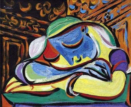 Description of the painting by Pablo Picasso Sleeping Girl